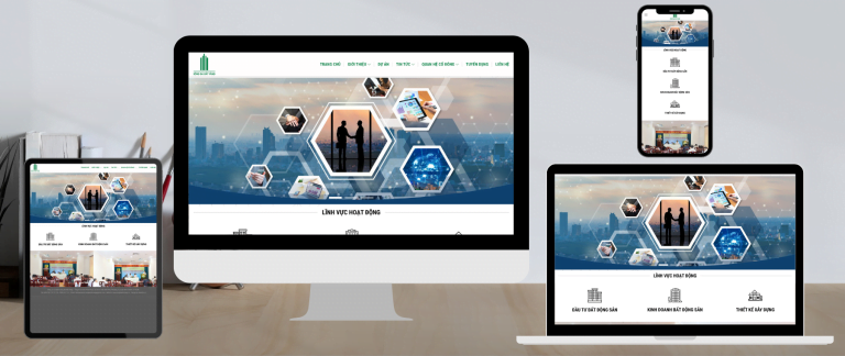 Thiết Kế Website Doanh Nghiep Sông Đà Đất Vàng